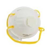 Masque anti-poussière jetable FFP2/FFP3 avec filtre PM2.5, valve d'exhalation, construction 3 couches, coussinet nasal en mousse et ajustement confortable