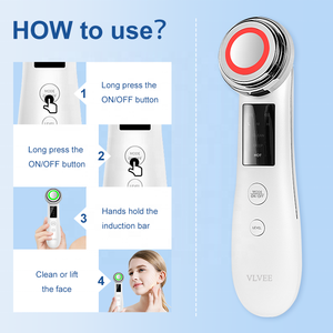 2024 iontophorèse machine vibration faciale photon rajeunissement de la peau massage chaud <span class=keywords><strong>maison</strong></span> beauté <span class=keywords><strong>lifting</strong></span> du visage masseur dispositif - Product Image 3