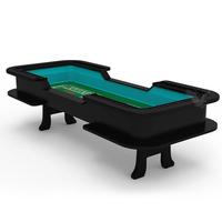 Table de jeu de dés de casino de qualité supérieure en bois massif YH de 10 pieds, table de jeu de craps de luxe, table de jeu de dés personnalisée, table de jeu de hasard avec pieds en H à vendre