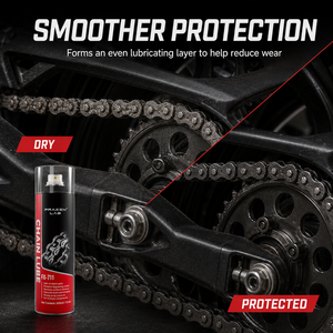 Spray lubrifiant pour chaîne de <span class=keywords><strong>moto</strong></span>, imperméable, huile aérosol pour chaîne humide, anti-rouille, sûr pour les joints toriques, OEM, étiquette privée, personnalisé - Product Image 4