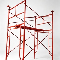 Andamios de Marco en H de Acero Tubular de Instalación Rápida para Pintura y Soporte en Obras de Construcción