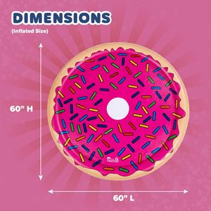 Aspersor de Agua en Forma de Donut de 60 Pulgadas, 3 en 1, para Niños Pequeños, Juegos Acuáticos de Verano en el Patio Trasero - Product Image 4
