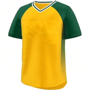 Fabriek Directe Goedkope En Comfortabele Softbal Honkbal T Shirt Blanco Unisex Honkbal Jersey - Product Image 6