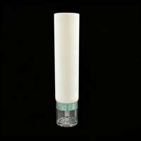 Tube de précision PE de 45 g avec embout en PETG transparent et bouchon pour crème de soin, traitement capillaire, sérum pour le cuir chevelu