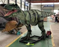 Dinosaure animatronique personnalisé, Allosaurus animé pour jardin, centre commercial, exposition