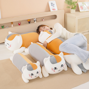 Vente directe d'usine, <span class=keywords><strong>coussin</strong></span> en peluche long et dodu de grande taille, en forme de <span class=keywords><strong>chat</strong></span>, style anime, jouet en peluche doux <span class=keywords><strong>pour</strong></span> soulager l'anxiété et le stress, <span class=keywords><strong>coussin</strong></span> de sommeil - Product Image 3