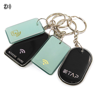 Porte-clés NFC 13,56 MHz Fudan F08 M1 1K, carte NFC intelligente en époxy pour contrôle d'accès et ouverture de porte