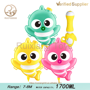 Милая мультяшная летняя игрушка унисекс для детей пляжный водяной пистолет с животным рюкзаком идеальный подарок - Product Image 5