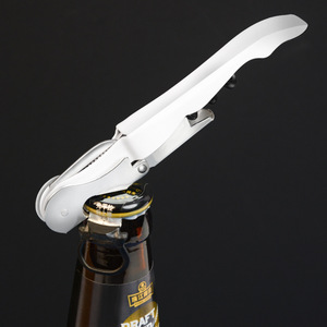 มีดเปิดขวดอเนกประสงค์ สีขาว รูปทรงม้าน้ำแบน เครื่องมือครัว - Product Image 2