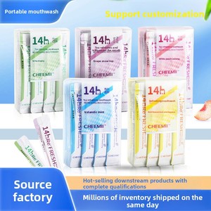 <span class=keywords><strong>Bain</strong></span> <span class=keywords><strong>de</strong></span> <span class=keywords><strong>bouche</strong></span> jetable aromatisé aux fruits, portable, stérilisant, contre la mauvaise haleine, pour une haleine fraîche, probiotiques salivaux, vente en gros - Product Image 2