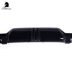 Material ABS negro brillante M Tech parachoques MP tipo doble difusor trasero para BMW 3 series G20 LCI <span class=keywords><strong>2023</strong></span> + - Product Image 5