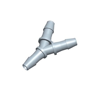 JU Y Type Tee Connector <b>PP</b> Plastic Transparent 1.6-12.7mm Flexible Tubing Adapter For Rubber Hose Connection - Product Image 5