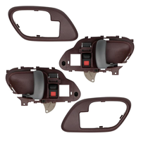Poignée de porte intérieure avec kit de cadre compatible avec Chevrolet GMC Truck Suburban Tahoe Yukon 1995-2002 15708043 15708044