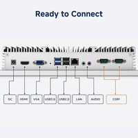 PC industriel tout-en-un 15', 8 Go de RAM DDR4 et un SSD M.2 de 128 Go pour la surveillance de la production et la collecte de données