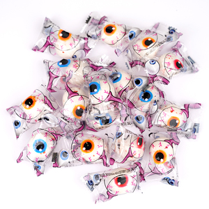 Gomma da Masticare Amos a Forma di Occhio Pazzo 3D Rotonda Confezionata Singolarmente Gomma Occhiatale 4D Maculata - Product Image 3