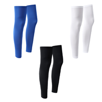 HWL-0210 # Protège-genoux étendu antidérapant, cache-jambes de sport, protection solaire, long, fin, respirant, pour cyclisme et vélo