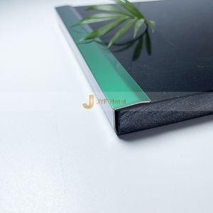 Profilés de carrelage EX483, bordure de carrelage, finition en acier inoxydable doré PVD, forme en L, ligne décorative pour intérieur de luxe - Product Image 6