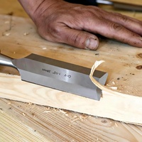 Peaktop – Ensemble de 6 ciseaux à bois avec 1 guide d'affûtage, 1 pierre à aiguiser, en acier au chrome-vanadium – Kit de 8 ciseaux à bois de qualité supérieure