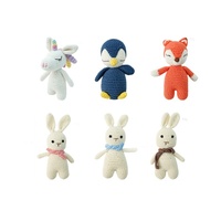 Poupées d'animaux au crochet faites à la main, jouets décoratifs mignons