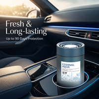 THALO 180g Désodorisant Solide pour Voiture, Parfum Longue Durée, Éliminateur d'Odeurs pour Décoration Intérieure de Véhicule