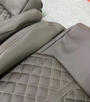Housse de siège auto originale YLA, accessoires intérieurs de voiture, housses de siège auto personnalisées en tissu velours et cuir pour Audi