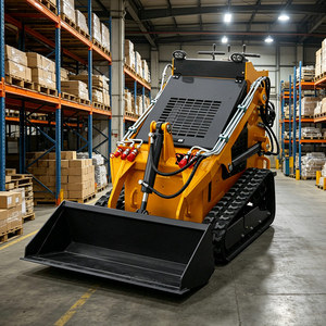 Powerful Mini Compact <b>Wheel</b> Skid Steer <b>Small</b> Track Skid Steer for Sale Wholesale Factory Price China Supplier - Product Image 1