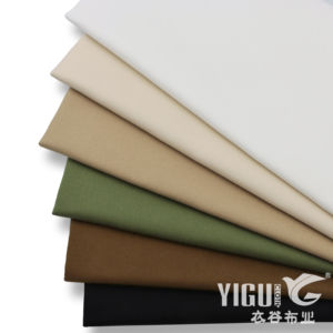 일반 염색 짠 면 트릴 스판덱스 원단 16*16 + 70D 97% 면 3% 엘라스탄 통기성 스트레치 트릴 레이디 팬츠 섬유 - Product Image 6