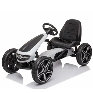 רשמי מורשה Mercede בנץ ילדים ללכת Kart לשימוש חיצוני רייסר צעצוע לרכב על רכב דוושת מופעל רכב w/4 גלגלים