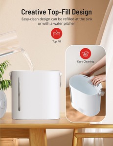 Humidificador de niebla caliente, habitaciones pequeñas a medianas, vaporizador de tanque de 1 galón y humidificador de niebla caliente <span class=keywords><strong>para</strong></span> habitaciones de bebés y niños - Product Image 5