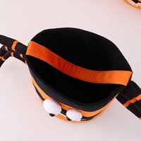 Cesta de Decoración de Halloween con Forma de Araña de Peluche, Personalizada, Resistente, para Dulces