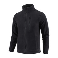 Veste polaire camouflage pour homme, fermeture éclair intégrale, col montant, veste tactique légère, camouflage, chasse, randonnée, camping