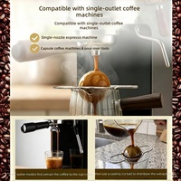WF Nouveau support sphérique en acier inoxydable 304 de qualité alimentaire pour café infusé à froid, gadget de refroidissement de boissons avec base 2-en-1