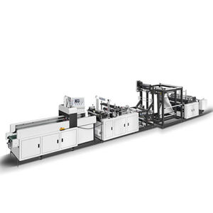 เครื่องขึ้นรูปถุงขยะพลาสติกรีไซเคิลอัตโนมัติ Pla ย่อยสลายได้ Pe เครื่องช้อปปิ้งเสื้อยืดเสื้อกั๊กเครื่องทําถุง - Product Image 1