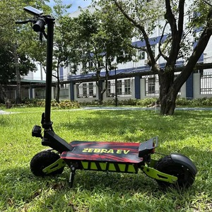 Scooter Eléctrico de Alta Velocidad de 11 Pulgadas con Doble Motor, Plegable, Batería Extraíble, 2400W - Product Image 3