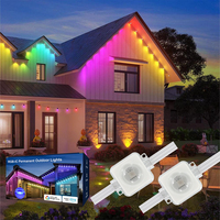 SHIJI Vente en Gros Lumière de Noël Permanente Extérieure IP68 100ft 24V WS2811 RGB UCS2904 Lumière LED Pixel 30mm RGBW