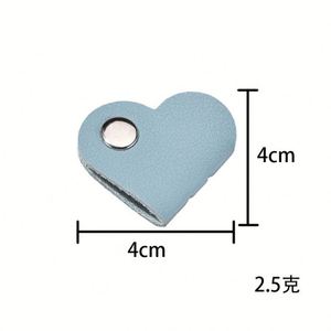 ที่เก็บสายชาร์จแบบหนังนิ่มหลากสี ใช้ซ้ำได้ รุ่น Heart Keeper - Product Image 6
