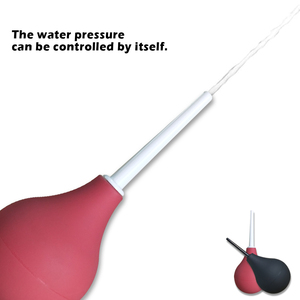 Medische 89mlc Type Sferische Rode Siliconen Klysma Zacht Rubber Materiaal Klysma - Product Image 3