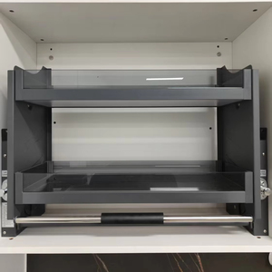 Accessori <span class=keywords><strong>per</strong></span> armadietto portaoggetti <span class=keywords><strong>in</strong></span> <span class=keywords><strong>ferro</strong></span> multifunzionale da tirare giù <span class=keywords><strong>per</strong></span> armadio da cucina cestello elevatore - Product Image 2