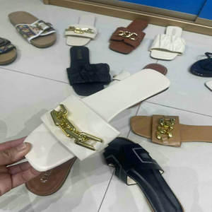 1,75 Dollar Modell GW004 Größe 35-41 Damen Damenschuhe Hausschuhe Flat Heel Bulk Teen Fancy Ladies Neueste Hausschuhe mit Farben - Product Image 5