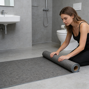 Suelo Vinílico Heterogéneo en Rollo de 2mm, Diseño Moderno, Bajo Mantenimiento, para Salas de Exposición, Salas de Estar y Bibliotecas Infantiles - Product Image 2