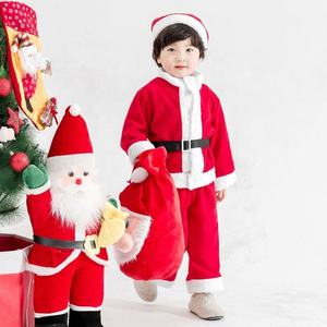 Costume de Noël pour enfants <span class=keywords><strong>pas</strong></span> <span class=keywords><strong>cher</strong></span>, costume de cosplay promotionnel, costumes de Père Noël pour garçons et filles - Product Image 5