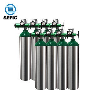 DOT-3AL MD taille 2.9L 6.4lbs 2015psi <span class=keywords><strong>bouteille</strong></span> d'oxygène médical cylindre en aluminium réservoir d'oxygène <span class=keywords><strong>bouteille</strong></span> <span class=keywords><strong>O2</strong></span> pour appareil respiratoire - Product Image 2