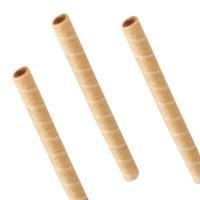 Rouleaux de chocolat personnalisés avec logo OEM, boîte en étain de 300 g, rouleaux de gaufrettes fourrés au chocolat