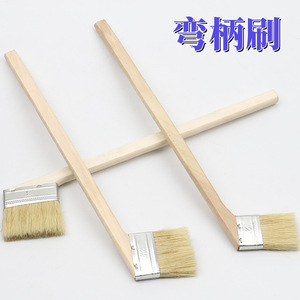 Pinceaux à peinture à manche en bois, plats, de 3, 2,5 et 2 pouces, pour travaux de bricolage et de quincaillerie - Product Image 5