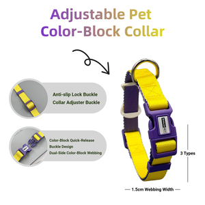 Kerah Kamuflase Hewan Peliharaan Universal Kerah Leher Hewan Peliharaan Tahan Lama Enam Warna Kerah Hewan Peliharaan Berkualitas Tinggi Desain Dua Warna Lembut - Product Image 3