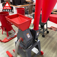 Broyeur à marteaux automatique auto-amorçant pour maïs, haute efficacité, avec tuyau d'aspiration et cyclone