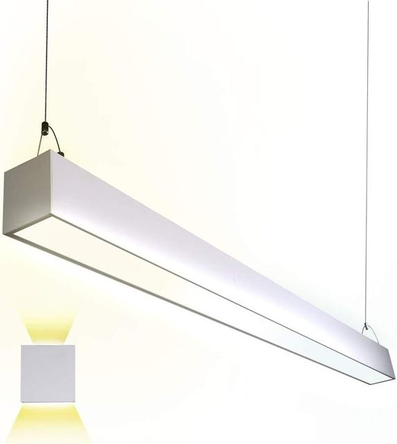 40W Dimmable Linear LED Lights 1200mm Office Network Control Sensors for Automatic Brightness for Office Use