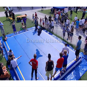 Grand tapis de <span class=keywords><strong>gymnastique</strong></span> gonflable en PVC, <span class=keywords><strong>matelas</strong></span> à air épais avec pompe à air imperméable - Product Image 3