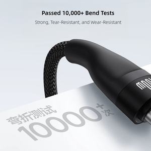 Cargador Rápido PD de 27 W Tipo C a Lightning con Cable Trenzado de Aleación de Aluminio para iPhone 14 13 12 11 Pro Max iPad, Cable de Sincronización, Carga Súper Rápida - Product Image 3