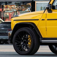 Jantes de voiture légères forgées de 18, 19 et 20 pouces, 5x120, 5x114.3, noires, pour Corvette C8 Stingray, pour BMW G63 W463A